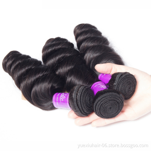 Wholesale Virgin Bundle Hair Vendors Cheap Loose Wave Human Hair Weave Bundles For Women